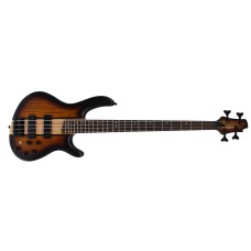CORT C4PLUS ZBMH OTAB BASS GİTAR, 4 TELLİ, OPEN PORE TABACCO BURST