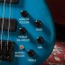 CORT C5 DELUXE CBL BASS GİTAR, 5 TELLİ, ŞEKER MAVİSİ CORT C5 DELUXE CBL BASS GİTAR, 5 TELLİ, ŞEKER MAVİSİ