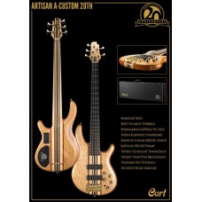 CORT A4 CUSTOM 20THNAT BASS GİTAR, ÇANTALI, NATUREL CORT A4 CUSTOM 20THNAT BASS GİTAR, ÇANTALI, NATUREL