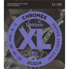DADDARIO ECG24 ELEKTRO GİTAR TEL SETİ, CHROMES, 11-50, JAZZ LIGHT DADDARIO ECG24 ELEKTRO GİTAR TEL SETİ, CHROMES, 11-50, JAZZ LIGHT